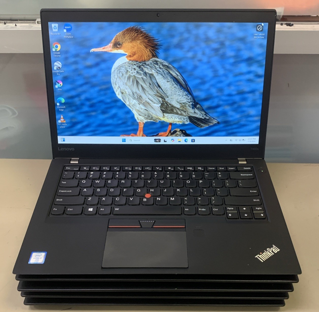 🔥5x Lenovo ThinkPad T460S 8GB 128GB SSD Intel Core i7-6600u 14″☆WIN 11 PRO☆