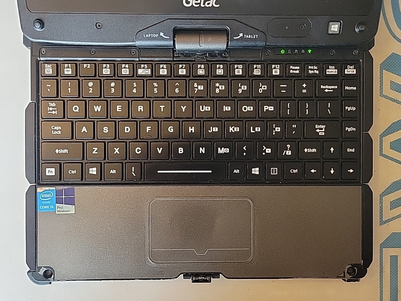 *AS-IS* Getac V110 G2 Rugged ToughBook i5-5200U 2.20 GHz 8GB RAM *No HD 19349hrs