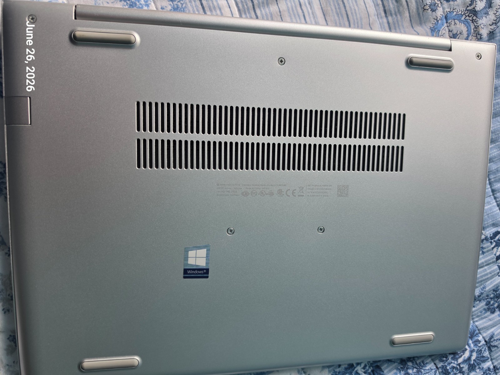 HP ProBook 445r G6 14″ Notebook Ryzen 7 3700U 2.3 GHz Silver 16 GB RAM 256 Gb SS
