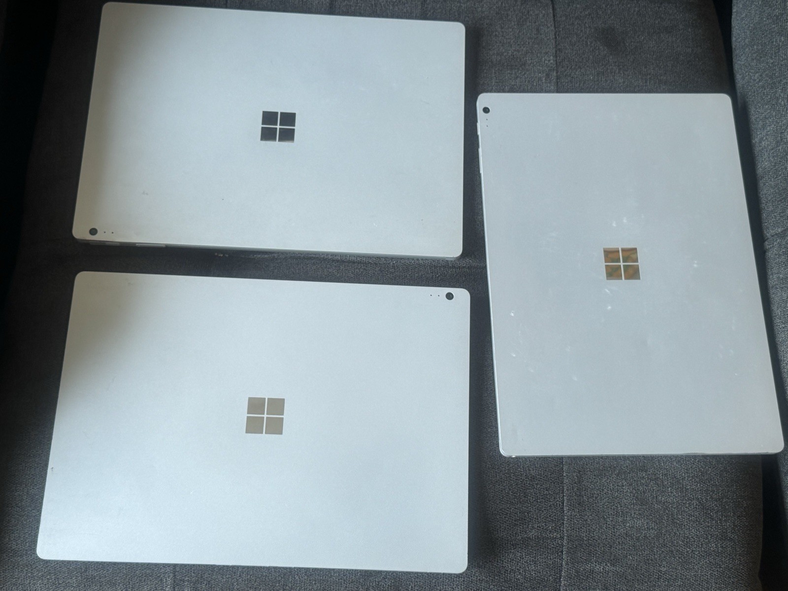 Lot Of 3 Microsoft Surface Book 2 13.5″ i7|16GB Ram|512GB SSD, Tablets ONLY