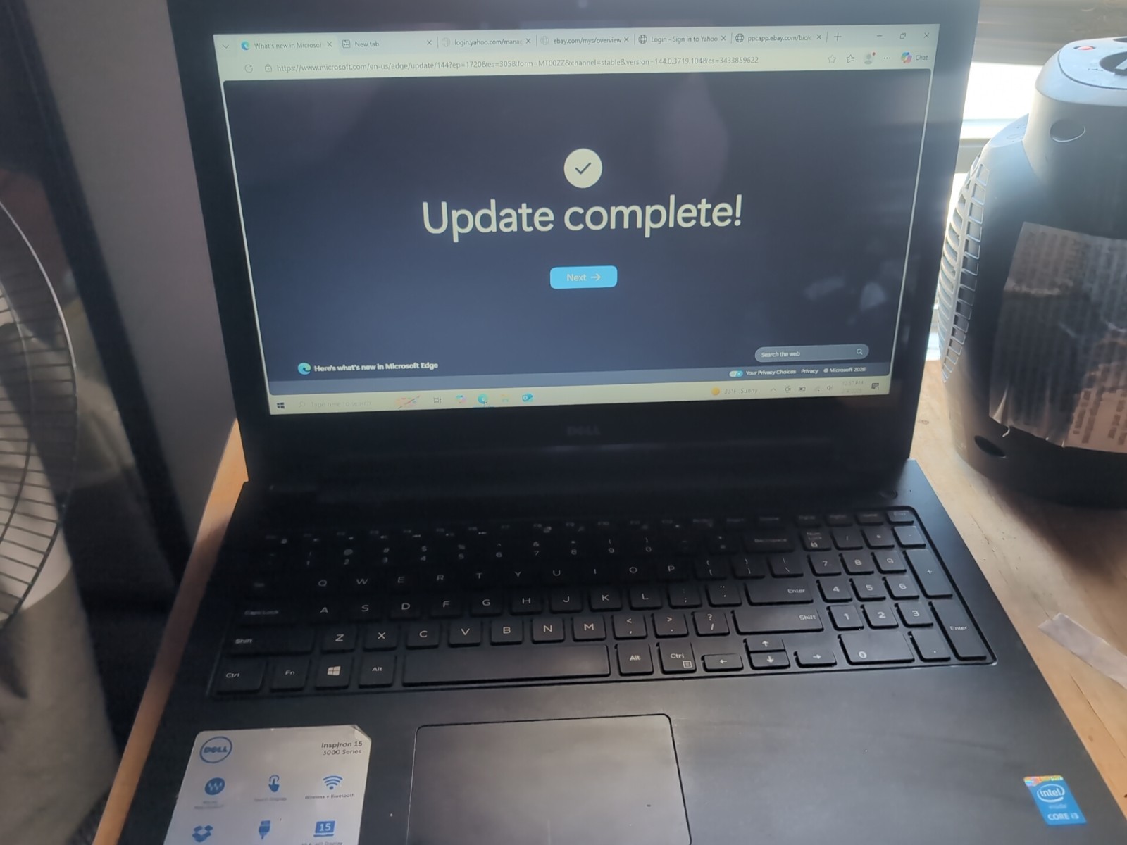 Dell Inspiron 3542 Laptop 15.6″ 512 State HD, 8GB RAM, I3-4210U, 30-Day Warranty