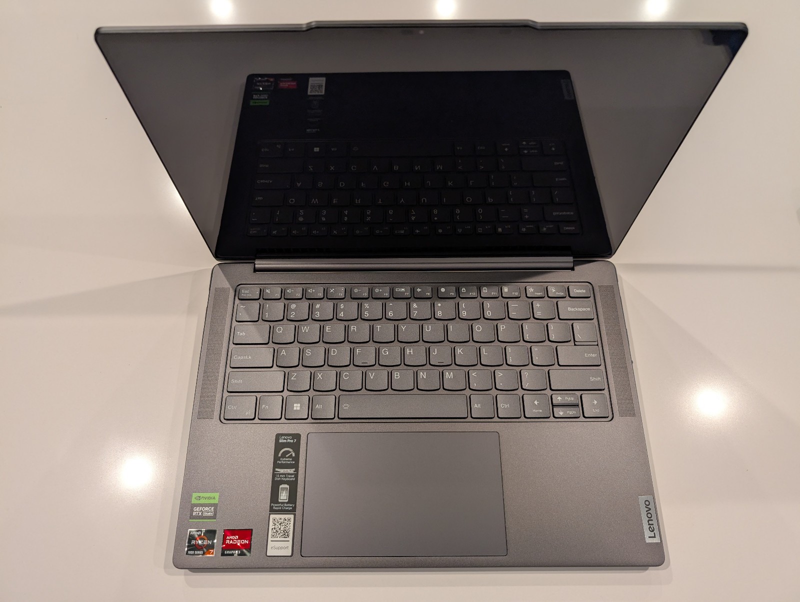 Lenovo Slim Pro 7 14″ Ryzen 7 7735HS RTX 3050 Laptop | Parts | No Power | No SSD