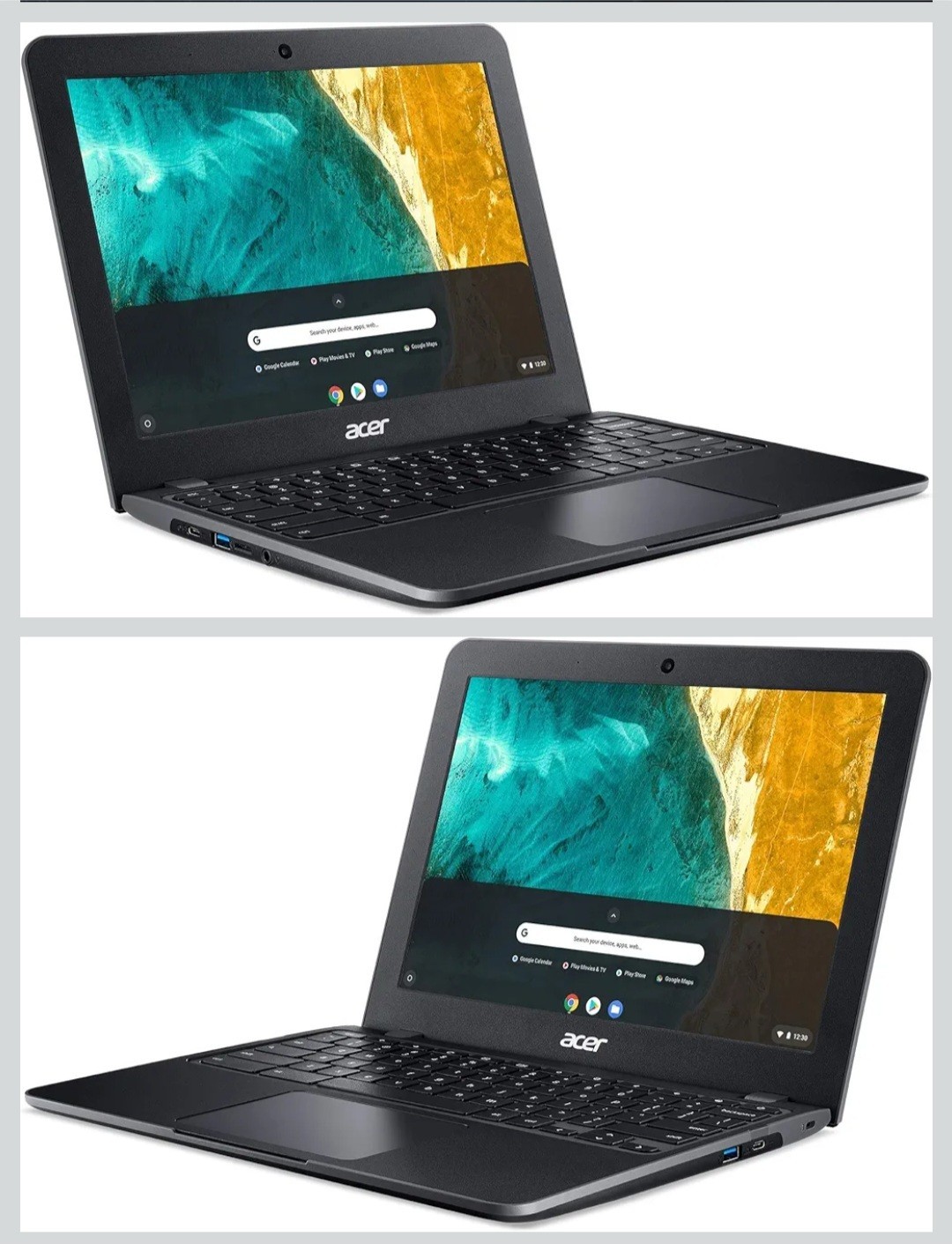 Acer Chromebook 512 12″ 32GB eMMC, Intel Celeron N4020, 1.1GHz, 4GB RAM Laptop
