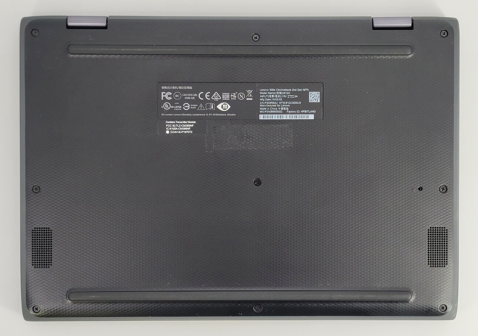 Lenovo 300e Gen 2 – 11.6″ Chromebook – MediaTek MT8173 2.10GHz 4GB RAM 32GB SSD