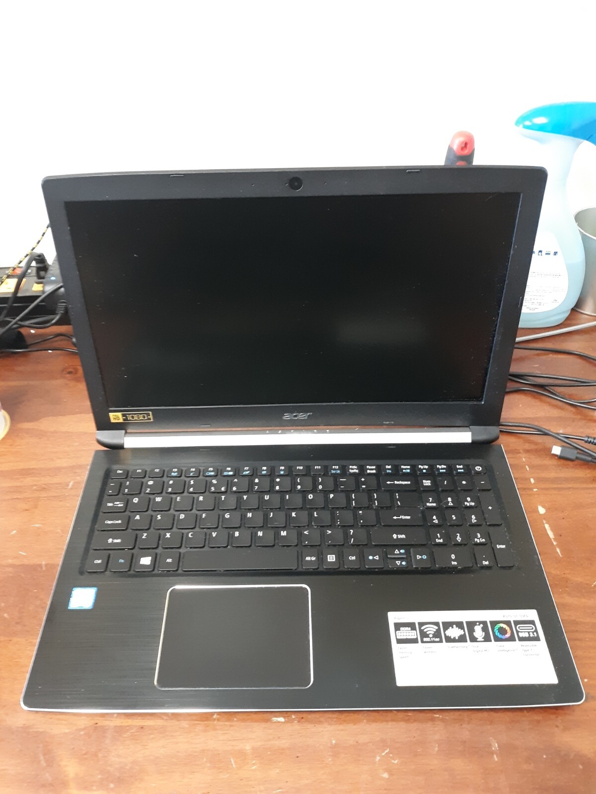 Acer Aspire 5 A515-51-55fd i5 7th gen 8GB RAM NO DRIVES PARTS 5443