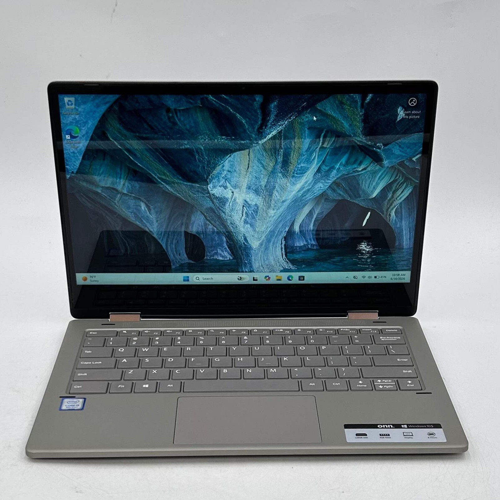Onn Laptop 100002434 13.3″ i3-8145U 2.1GHz 4GB RAM 128GB SSD