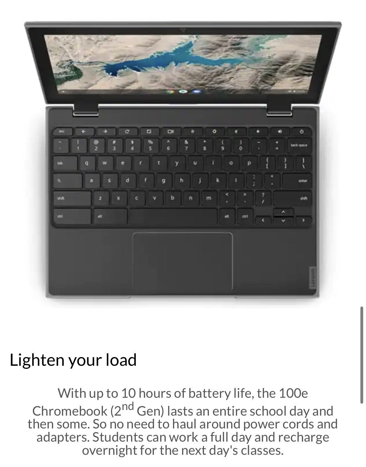 Lenovo 100e Chromebook 2nd Gen MTK 11.6″ (32GB eMMC, MediaTek MT8173C,…