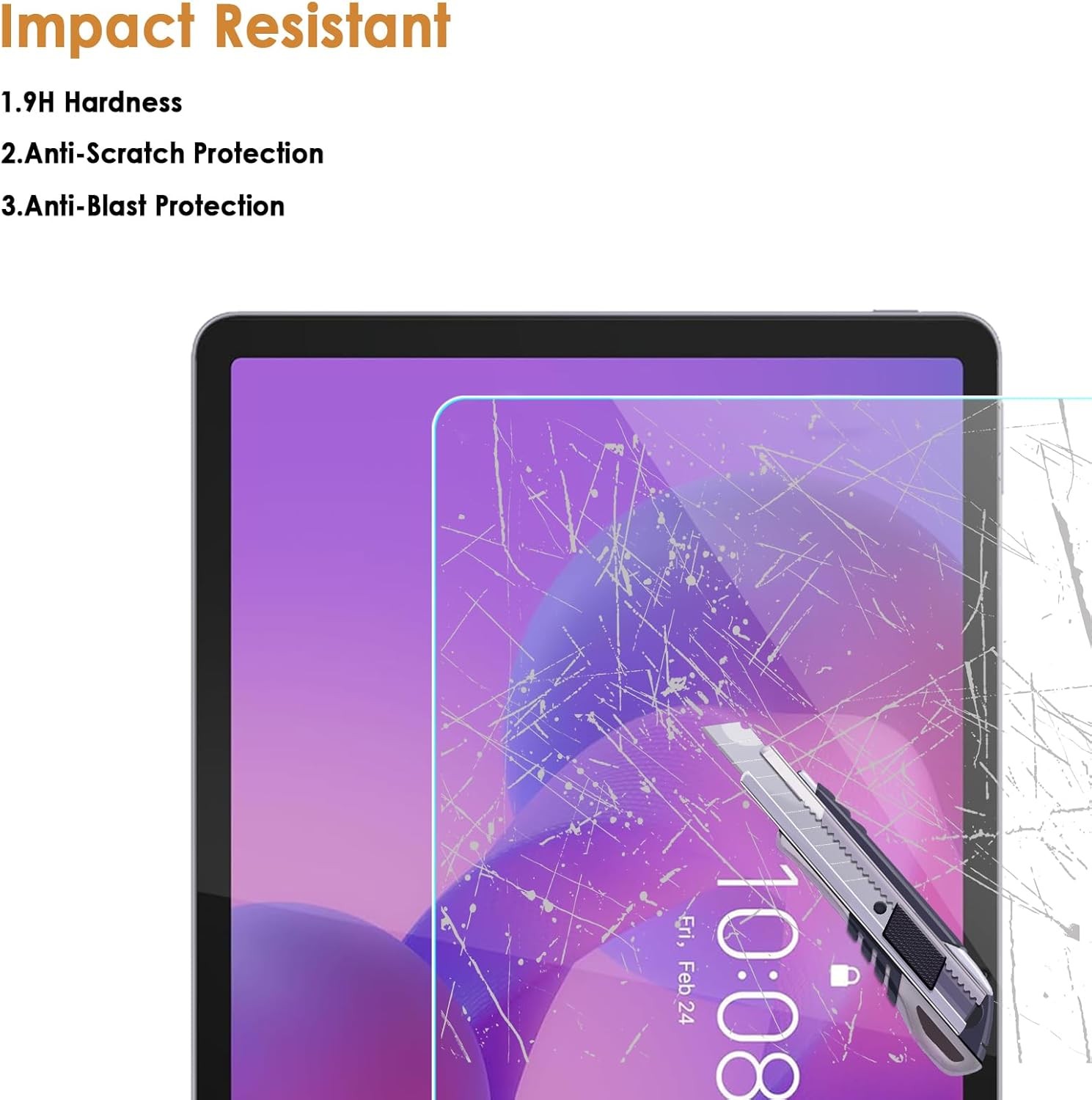 2-Pack Screen Protector Compatible with Lenovo Idea Tab 2025/Tab M11 2024/Tab K1