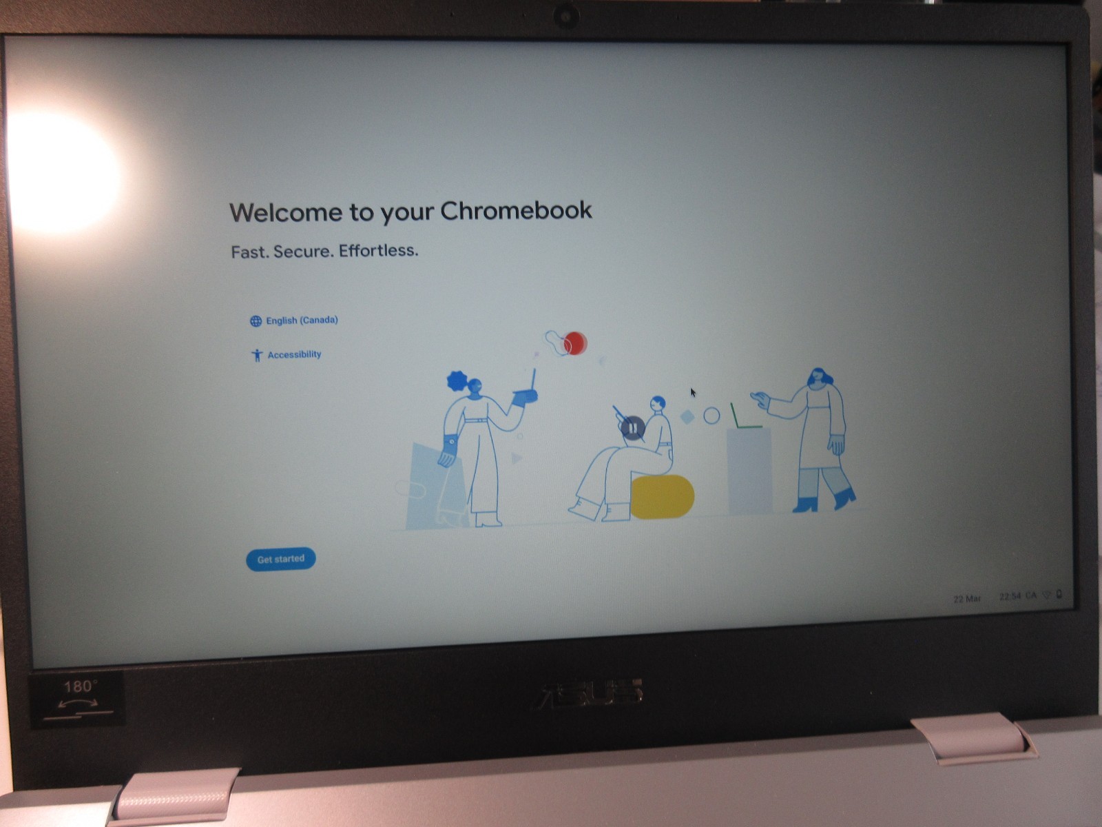 ASUS Chromebook CX1 14.0″ Intel Celeron N3350 8GB 64GB eMMC Chrome OS Laptop, SL
