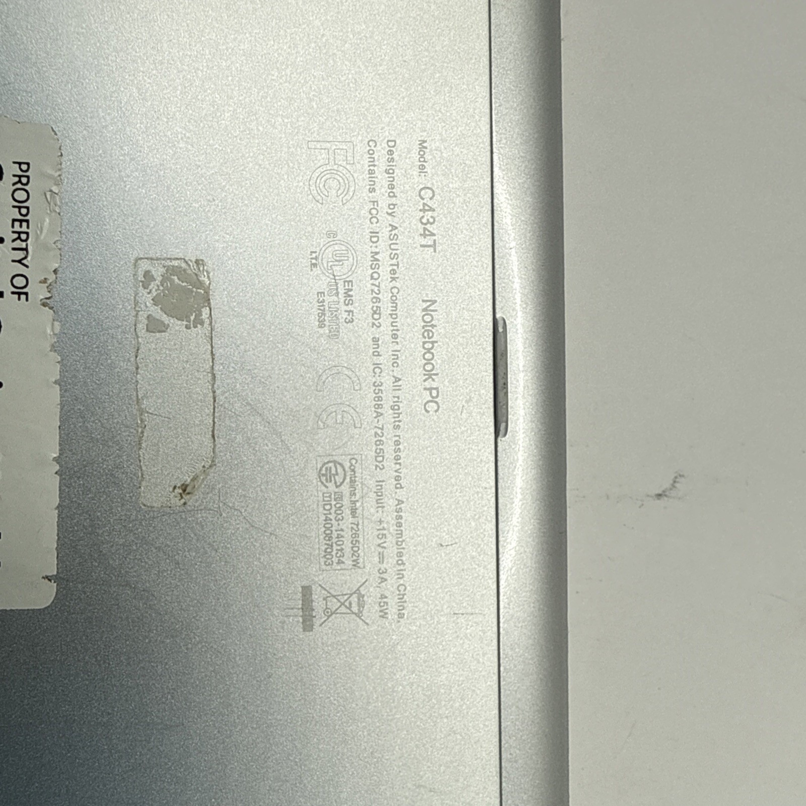 ASUS Chromebook Flip C434T – FOR PARTS / REPAIR