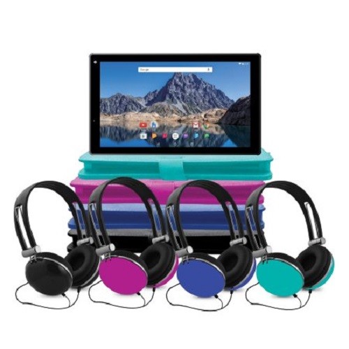 16 GB Android 10″ inch TABLET with keyboard case and headphones 2 in 1