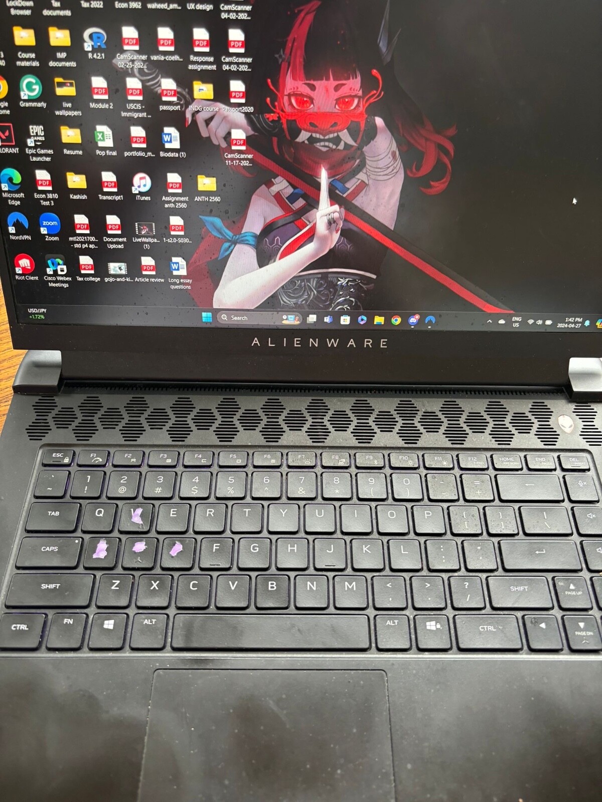 Dell Alienware m15 R5 Gaming laptop, Ryzen 7 5800H, RTX 3060,16GB DDR4,500GB SSD