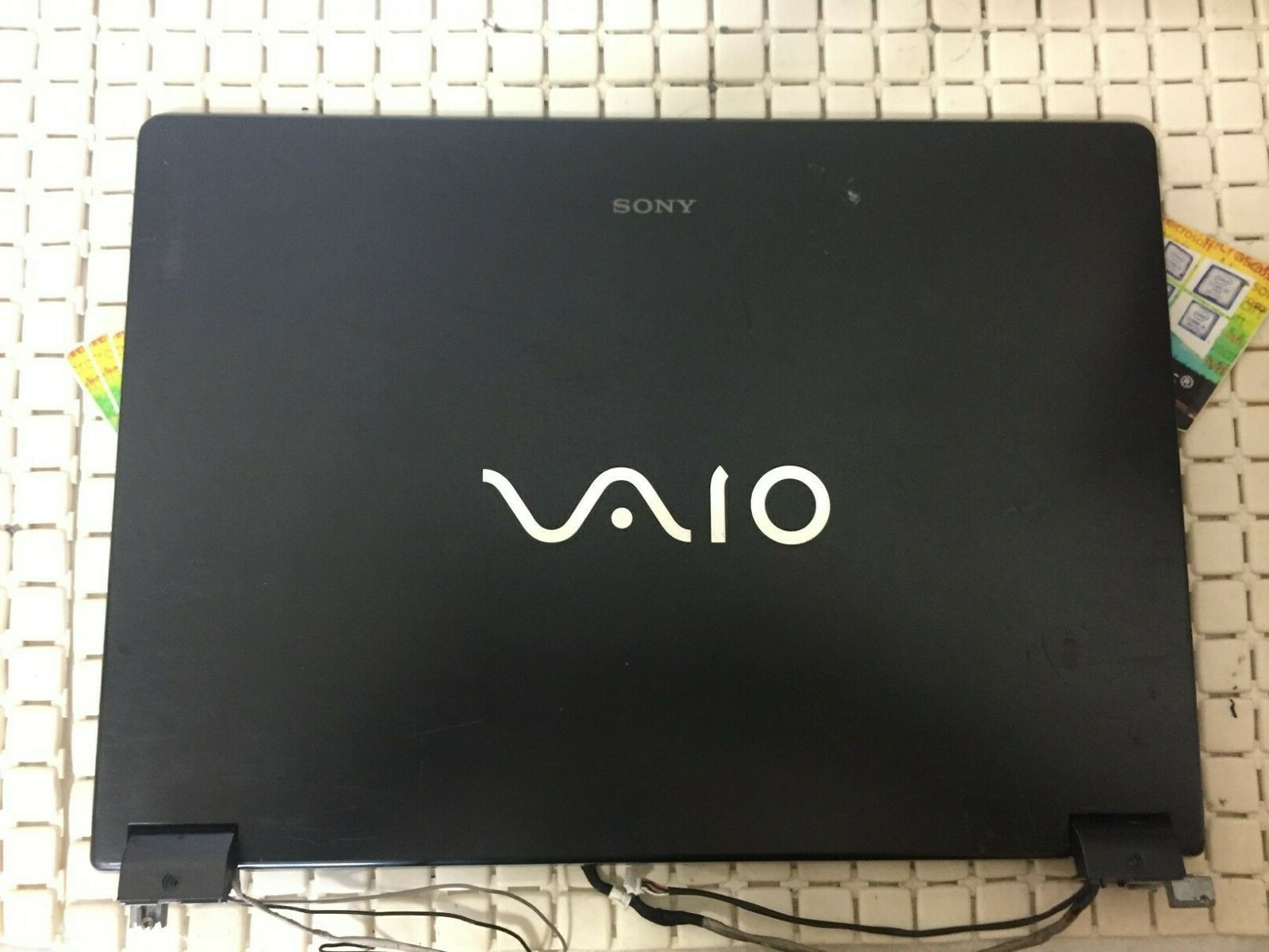 SONY VAIO PCG-8122M VGN-AR88E LCD + FRAME COVER WECAM FLAT HINGES