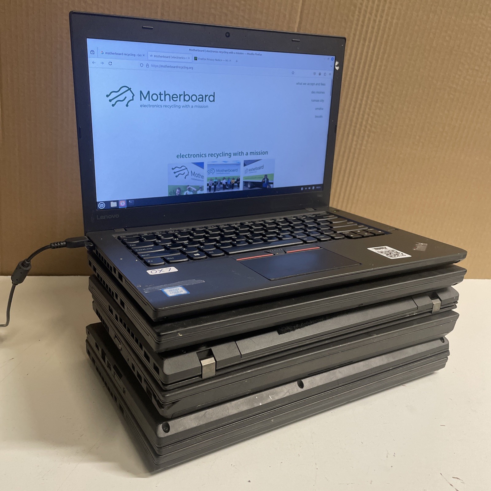 Lot of 6 Lenovo ThinkPad | 3x T460 i5-6th Gen | 2x T450 i5-5th Gen | 1x T440p