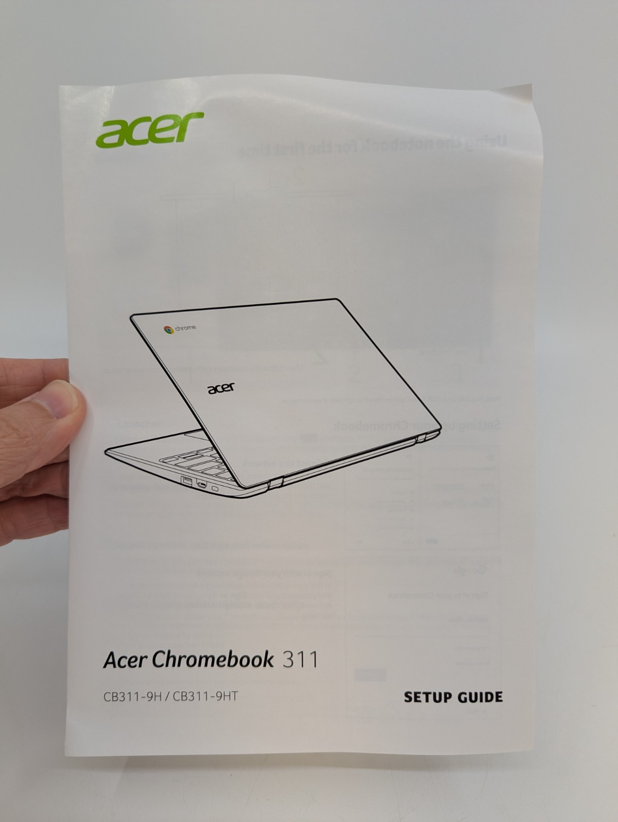 Acer Chromebook CB311-9H Series Model #N17Q8 (Silver)