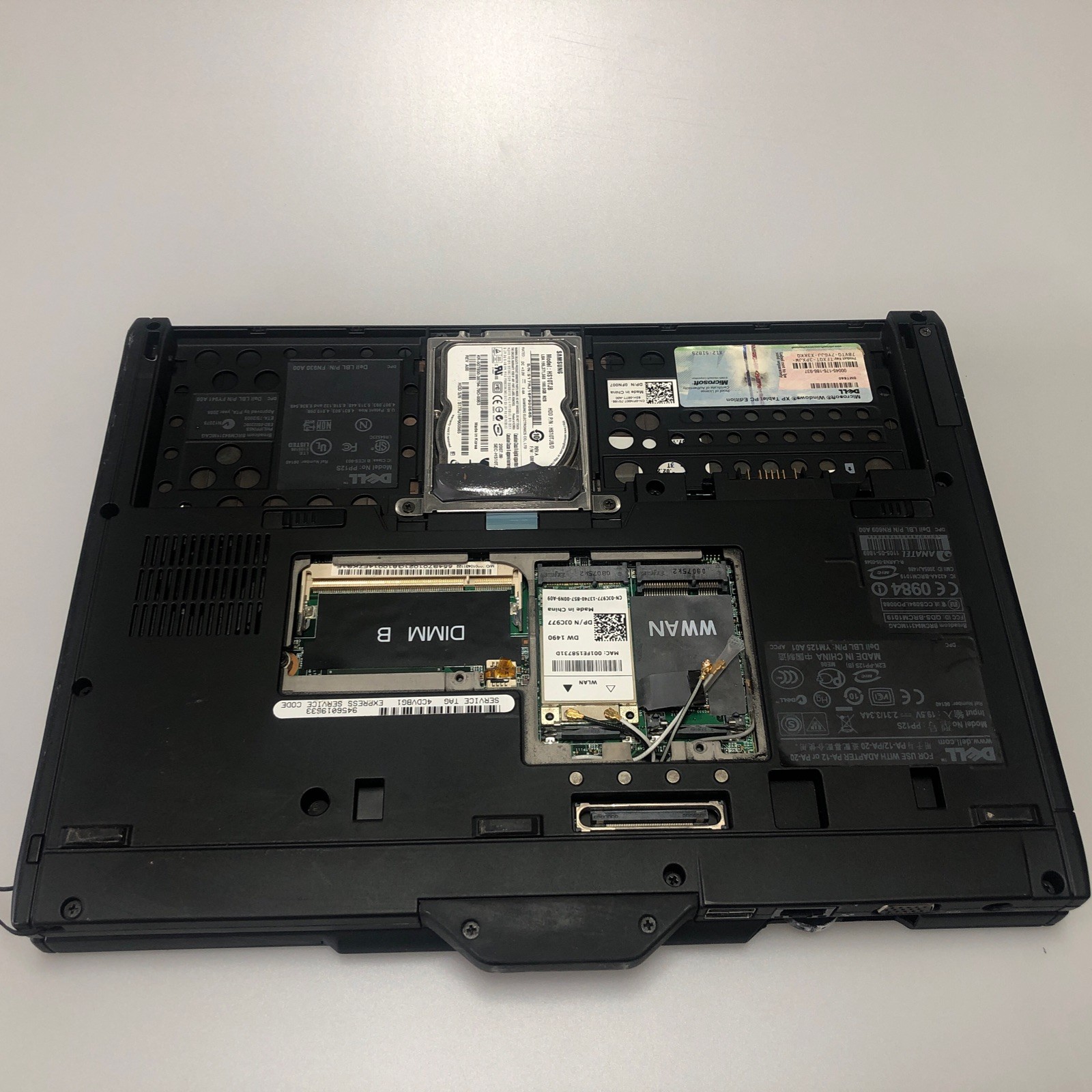 Dell Latitude XT 12.1” Laptop Intel Core 2 Duo PP12S Laptop Scraps/Salvage