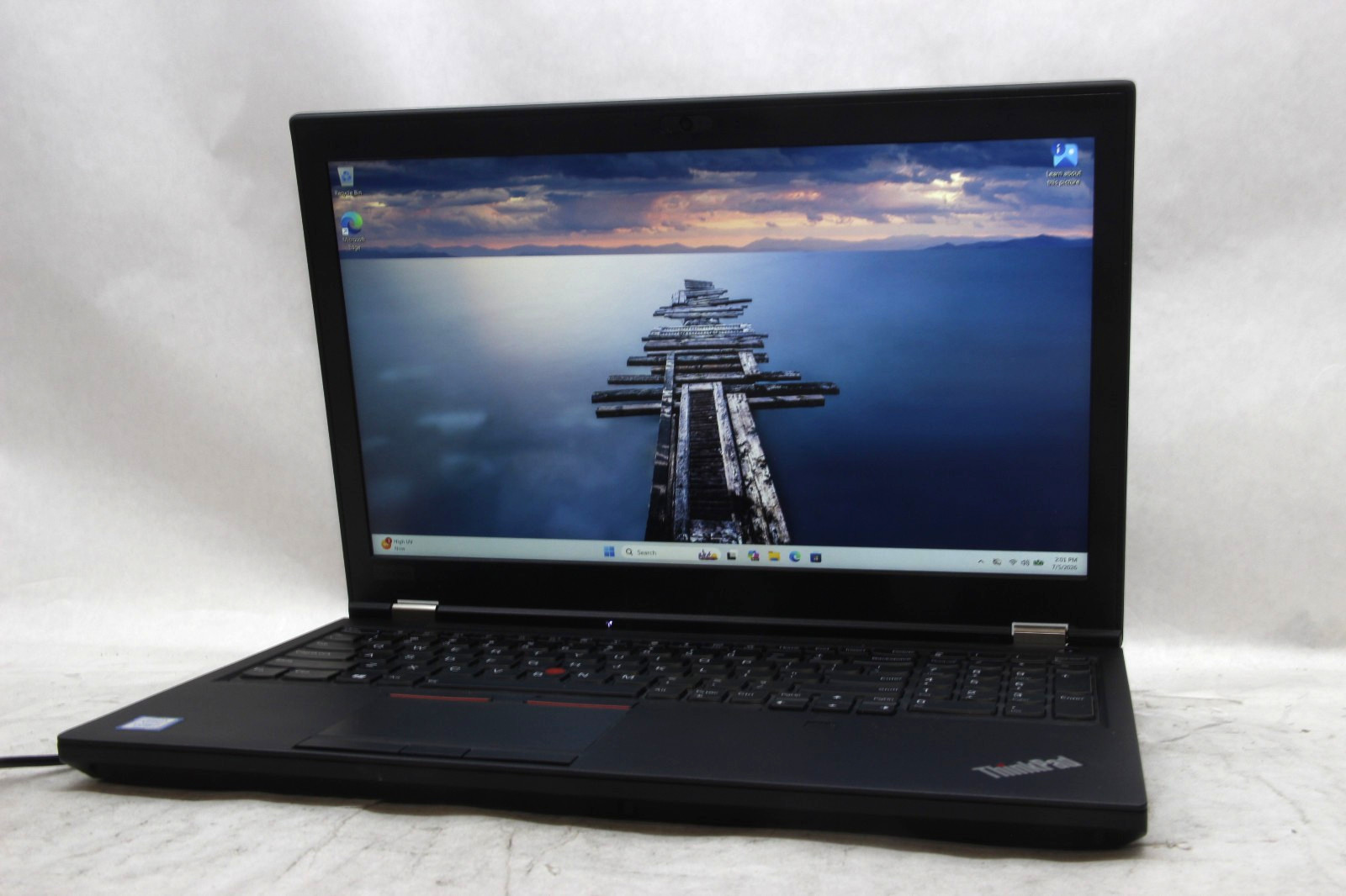 Lenovo TP P52 15.6″ Laptop i7-8750H 16 GB RAM 256 GB SSD Win 11 w/Charger