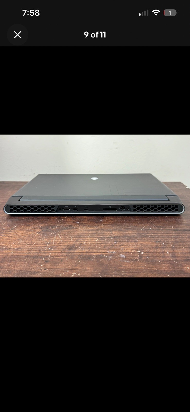 Alienware M15 R3 15.6 i7-10750H 16GB 512GB/SSD NVIDIA GTX 1650 Ti Gaming Laptop