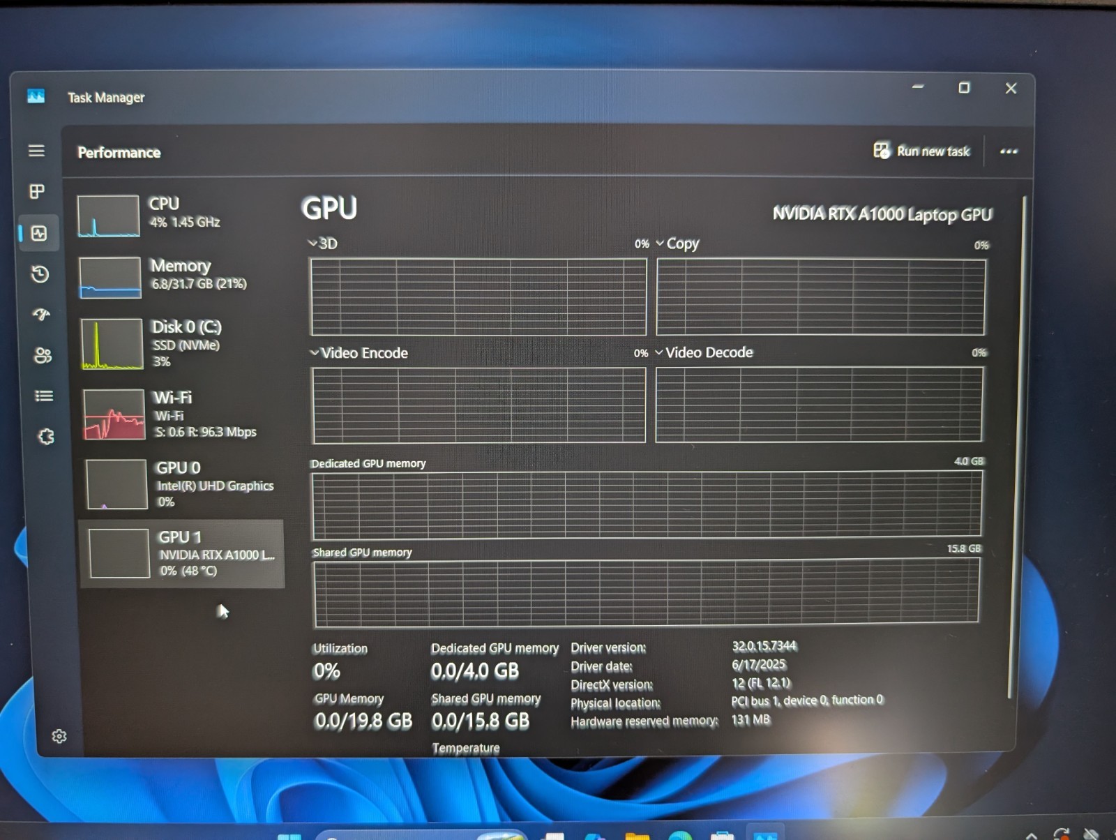 Dell Precision 3571 i9-12900H RTX A1000 32GB DDR5 RAM 512GB SSD Win11 Pro
