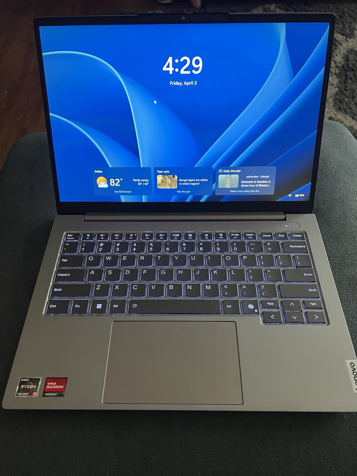 Lenovo ThinkBook 14 G7 ARP 21MV 14″ 256 GB SSD 8 GB RAM Ryzen 5 7535HS
