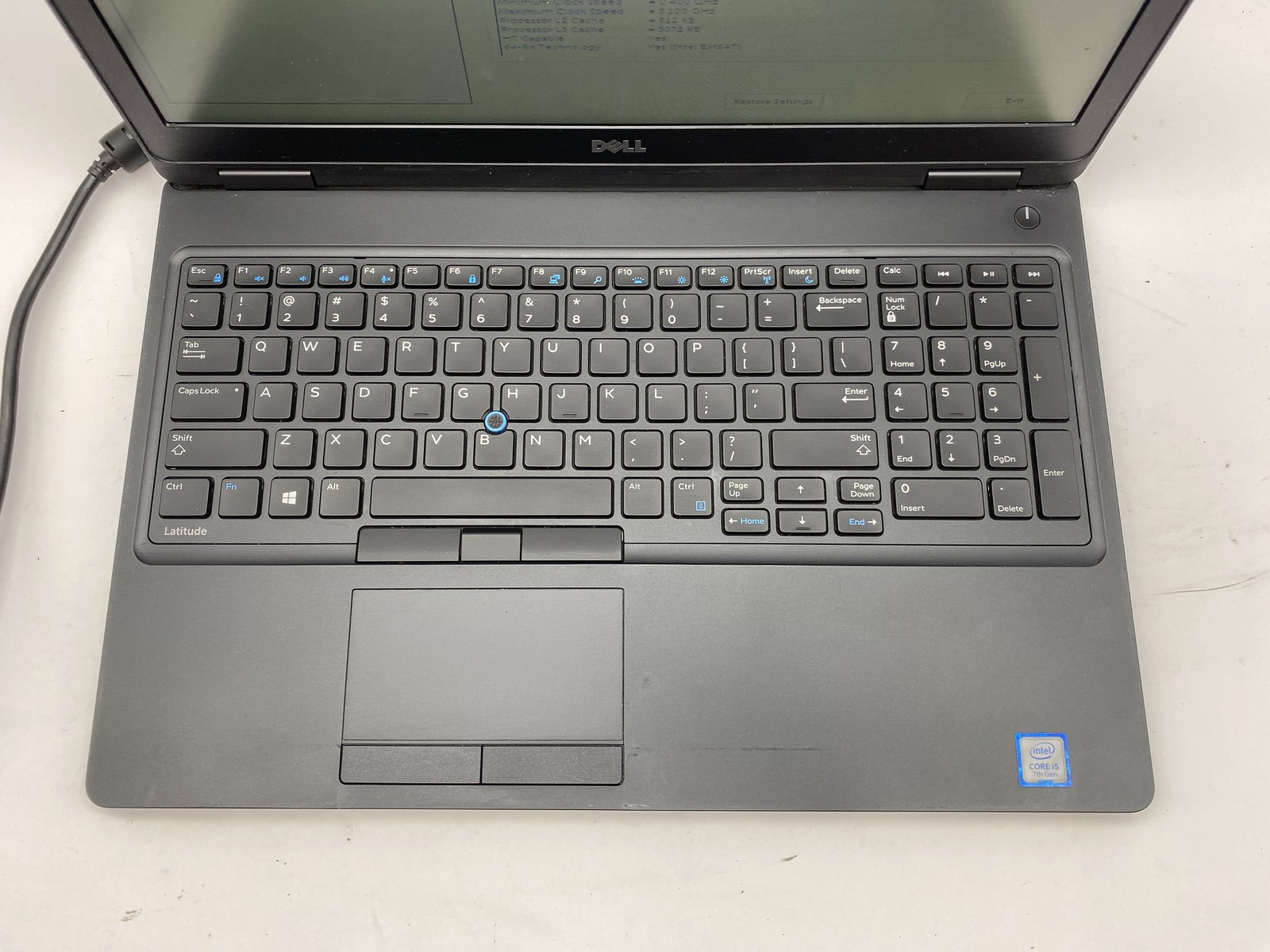 Dell Latitude 5580 Laptop Intel Core i5 7200U 2.5GHz 4GB RAM – No HDD