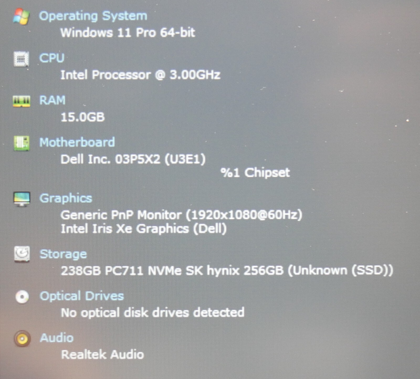 Dell Latitude 5420 Intel Core I7-1185G7 3.0GHz 256GB SSD 16GB RAM Windows 11 Pro