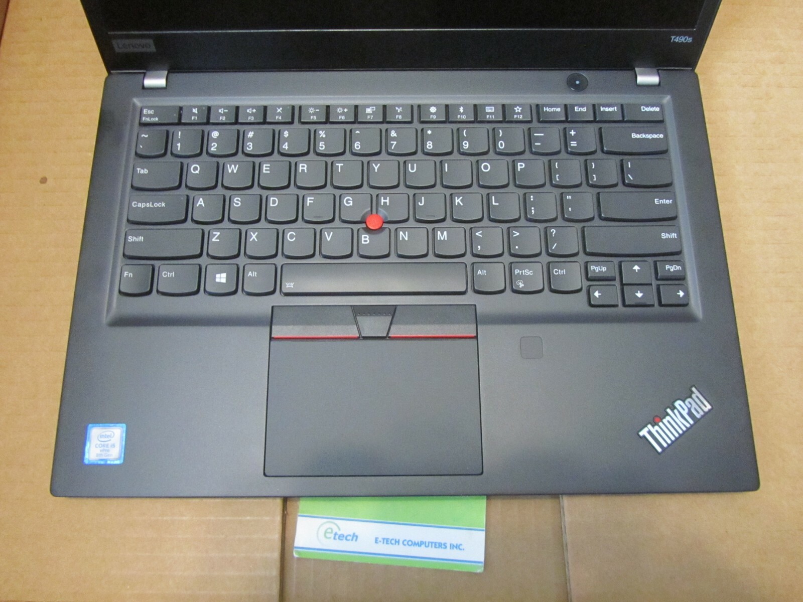 ThinkPad T490s i5-8365U 8GB RAM 512GB SSD 14″ FHD 1920×1080 Warranty to Dec 2022