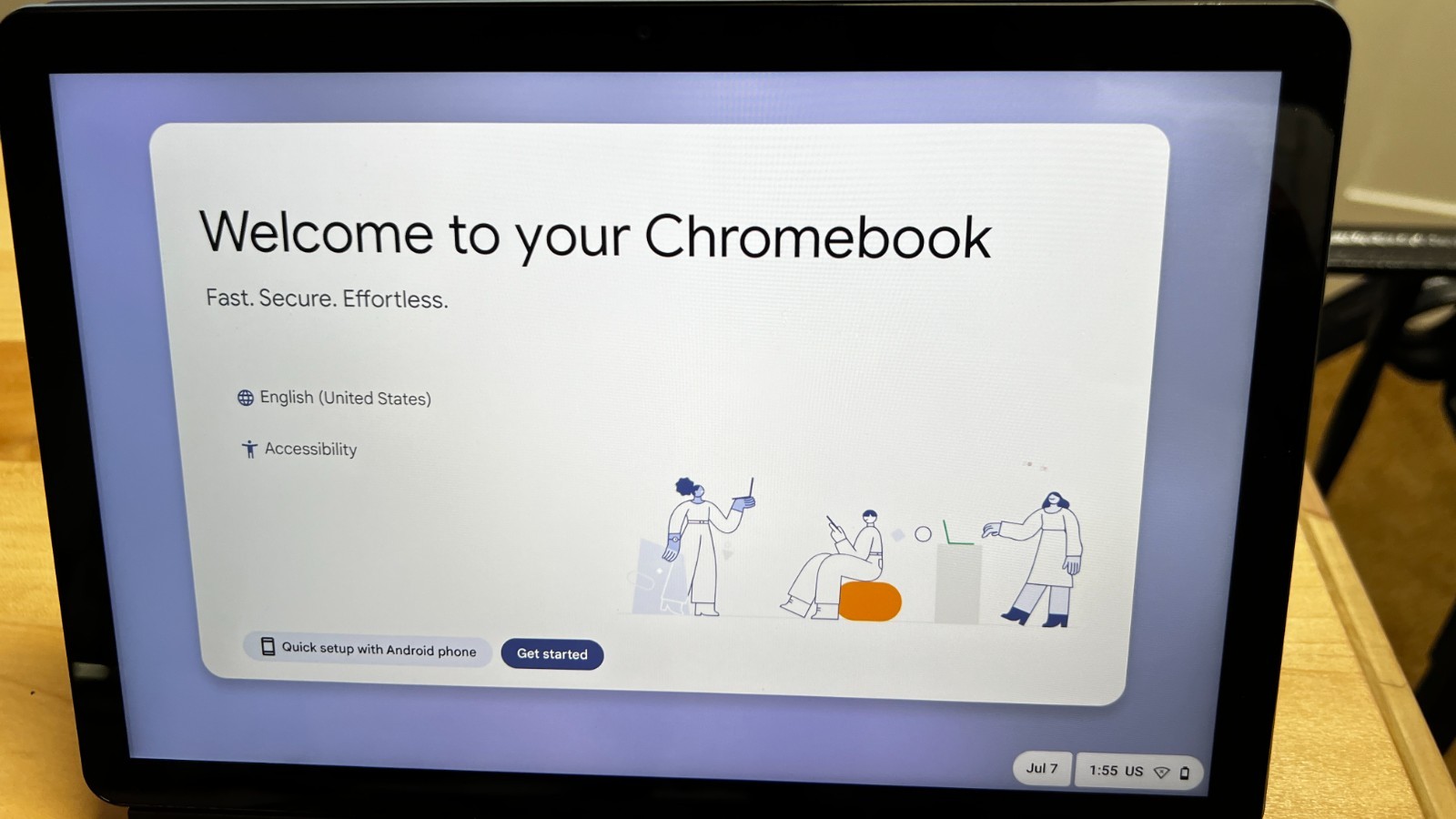 Lenovo IdeaPad Diuet Chromebook CT-X636F 10.1″ (64GB) – Ice Blue + Iron Grey