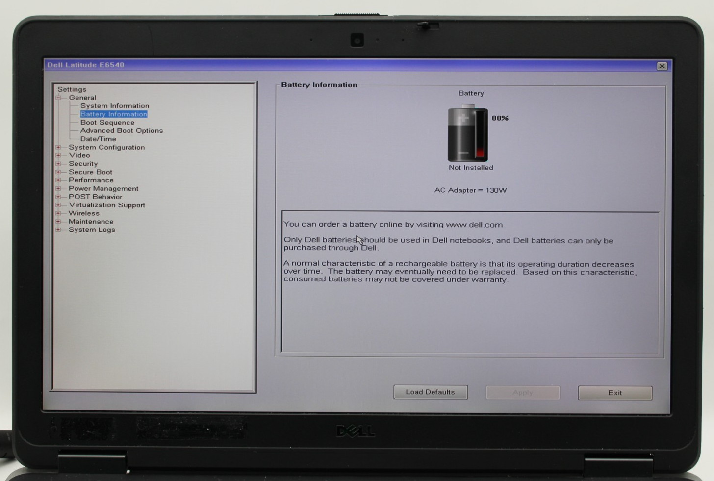 Dell Latitude E654 i7-4610M@3.0GHz 8GB DDR3 NO STORAGE/OS/BAT *USED/TESTED* READ