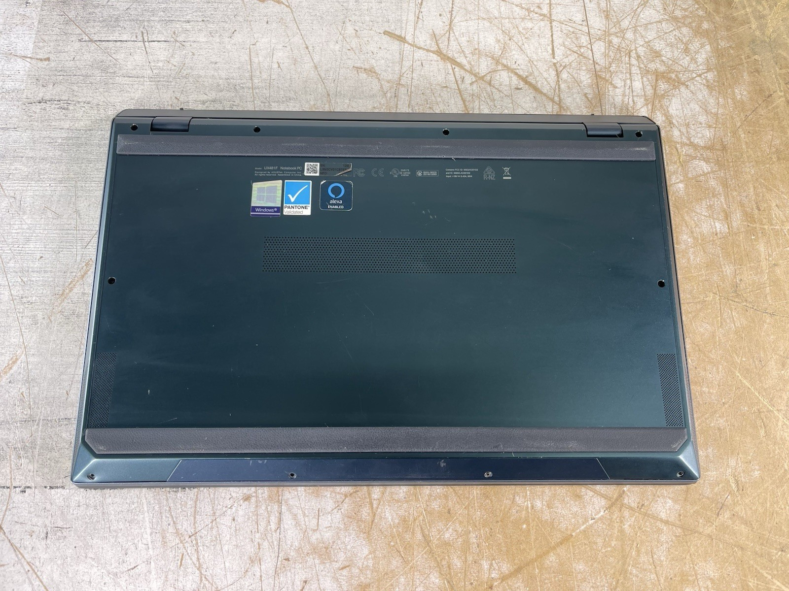 ASUS ZENBOOK UX481F i5-10210U @ 1.60GHz, 8GB RAM, NO HDD/OS – UNTESTED/FOR PARTS