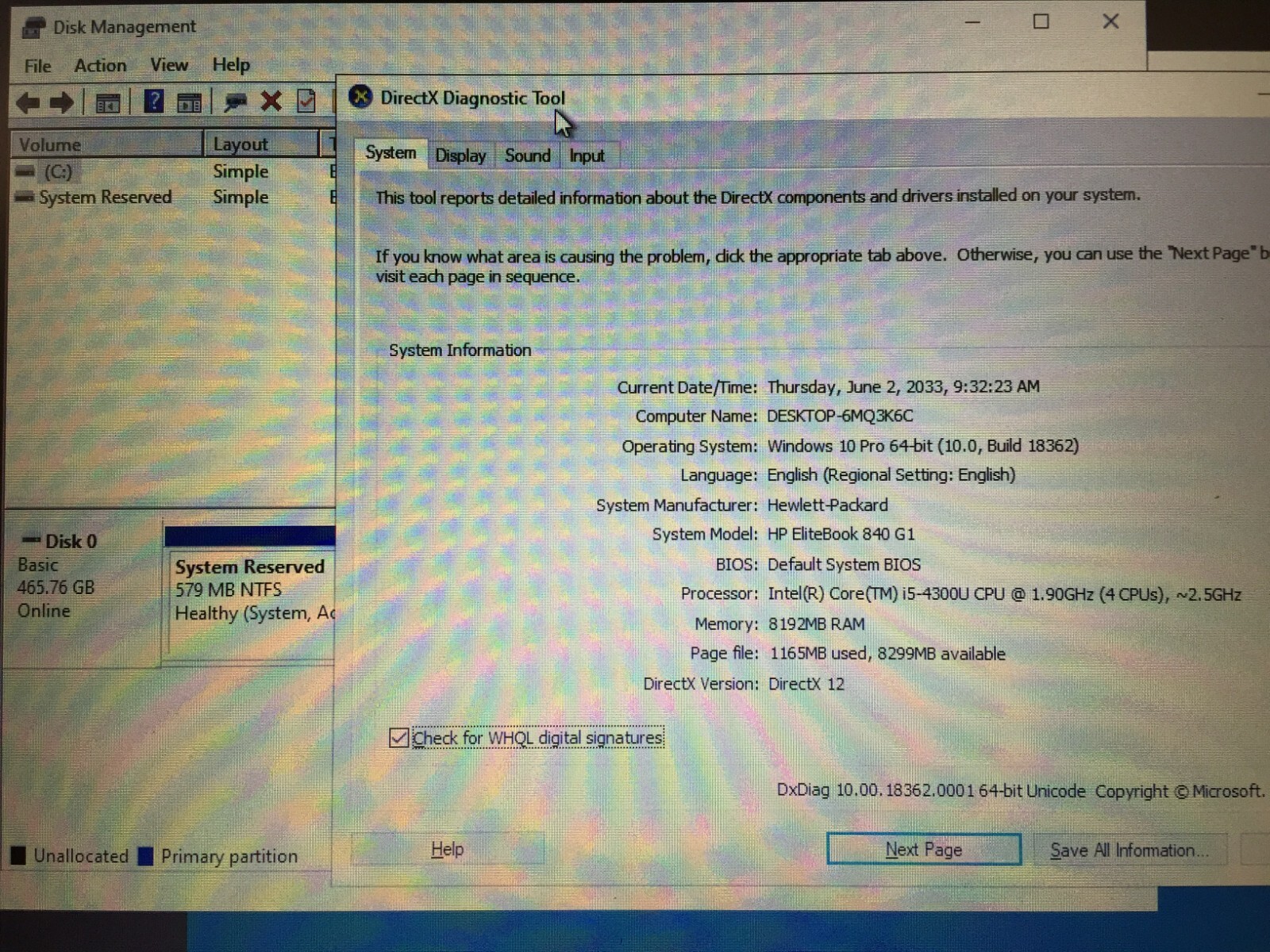 *Bad Battery* HP EliteBook 840 G1 14″ Laptop/i5-4200U/8GB/500GB HDD/W10 Pro