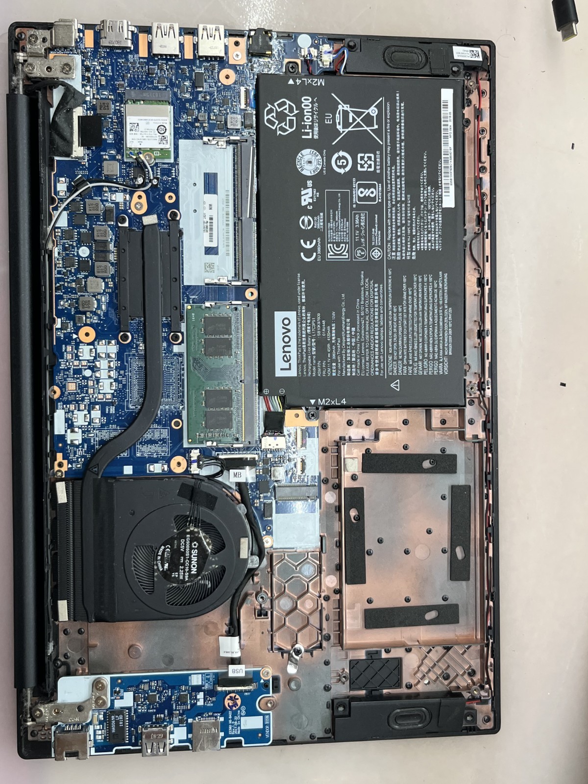Lot(4) Lenovo Thinkpad 15.6″ i3-8130U@2.20GHz 8GB NO SSD/ NO OS BIOS TESTED*Read