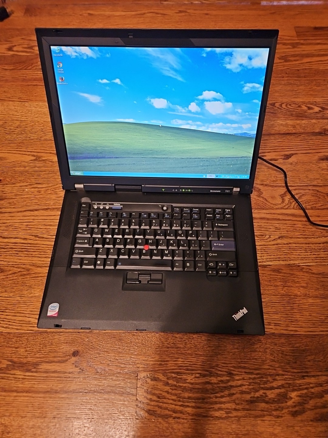 IBM ThinkPad R61 15″ Intel T7100 1.8 GHz 3GB RAM 100GB HDD Win XP Pro