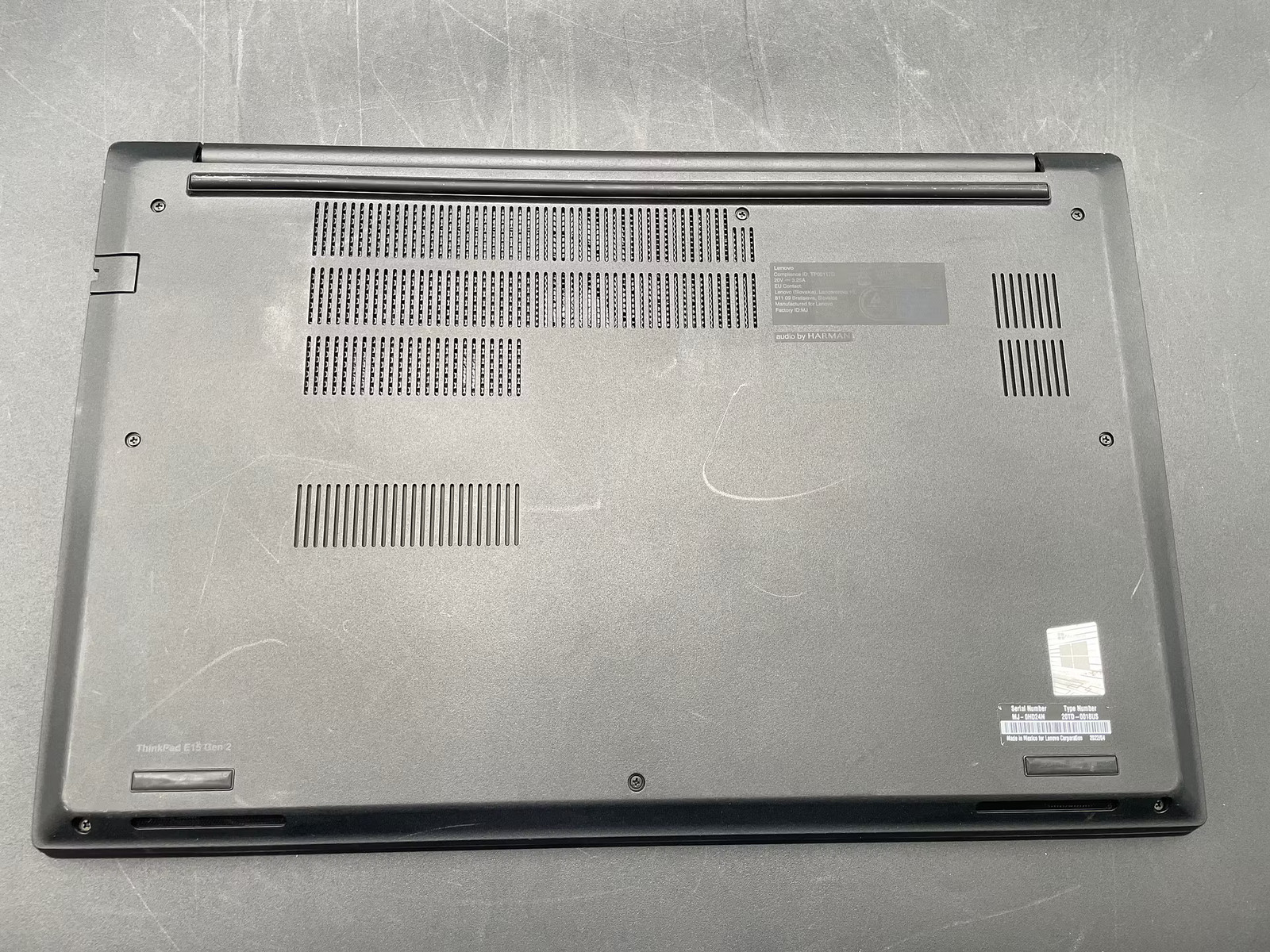 Lenovo ThinkPad E15 Gen 2 Used 15.5″ i5-1135G7, 256GB NVMe, 16GB RAM