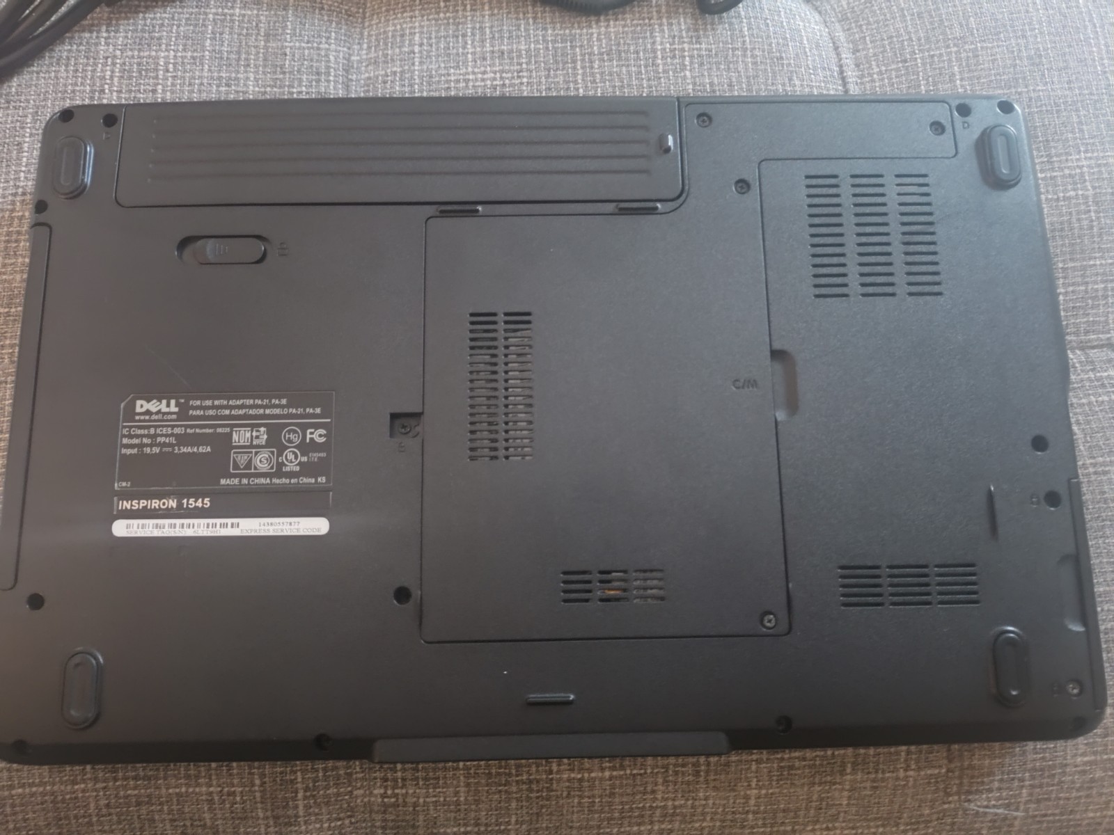 Dell Inspiron 1545 Laptop 4GB/320GB
