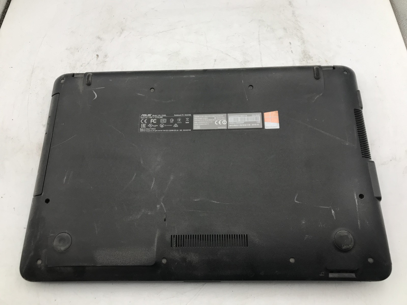 ASUS SONICMASTER X540L – FOR PARTS/REPAIR – INTEL I3 5TH GEN – NO RAM – READ -BB