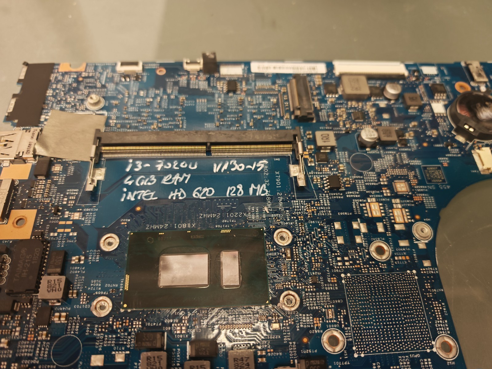 LENOVO V130-15 MOTHERBOARD 448.0DC04.003M INTEL I3-7020U HD 620 4GB RAM