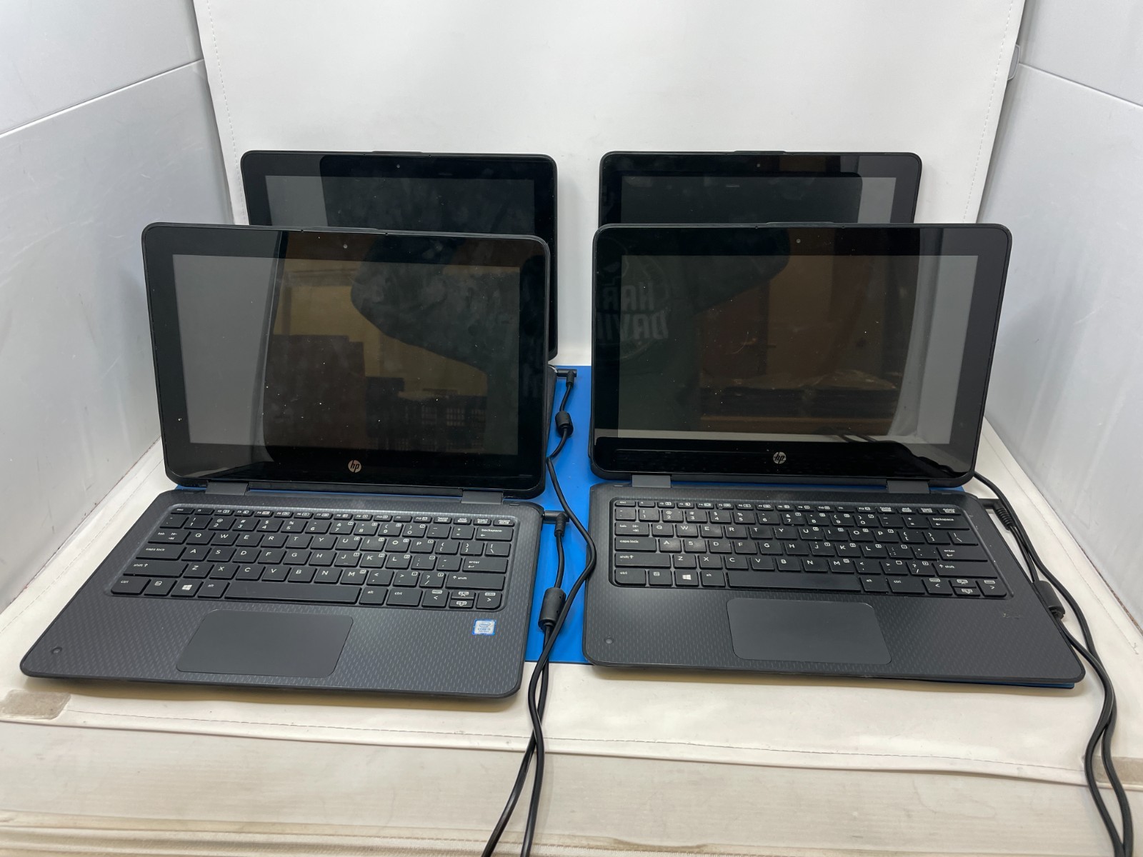 4 units FOR PARTS: HP ProBook x360 EE 11 G2 11.6″ i5-7Y54 8GB RAM 256GB SSD