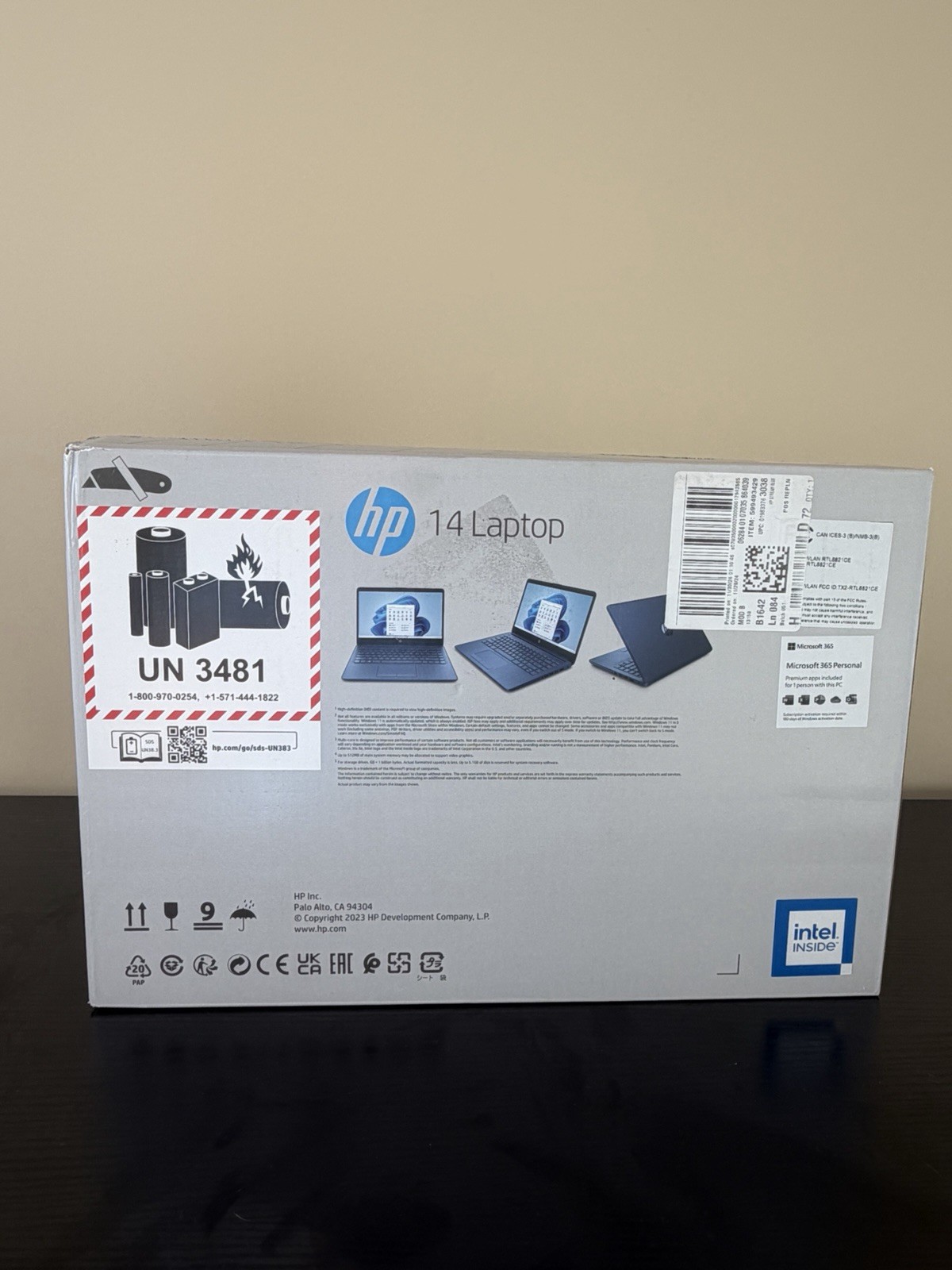 HP Stream 14-CF2111WM 14” (64GB eMMC Intel Celeron N4120 4GB RAM) Laptop – Blue