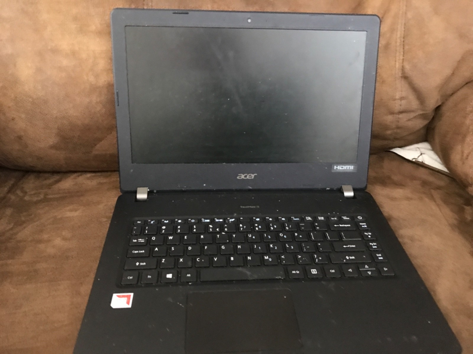 acer travelmate Laptop B114 AMD A4 60GB SSD Bad Screen