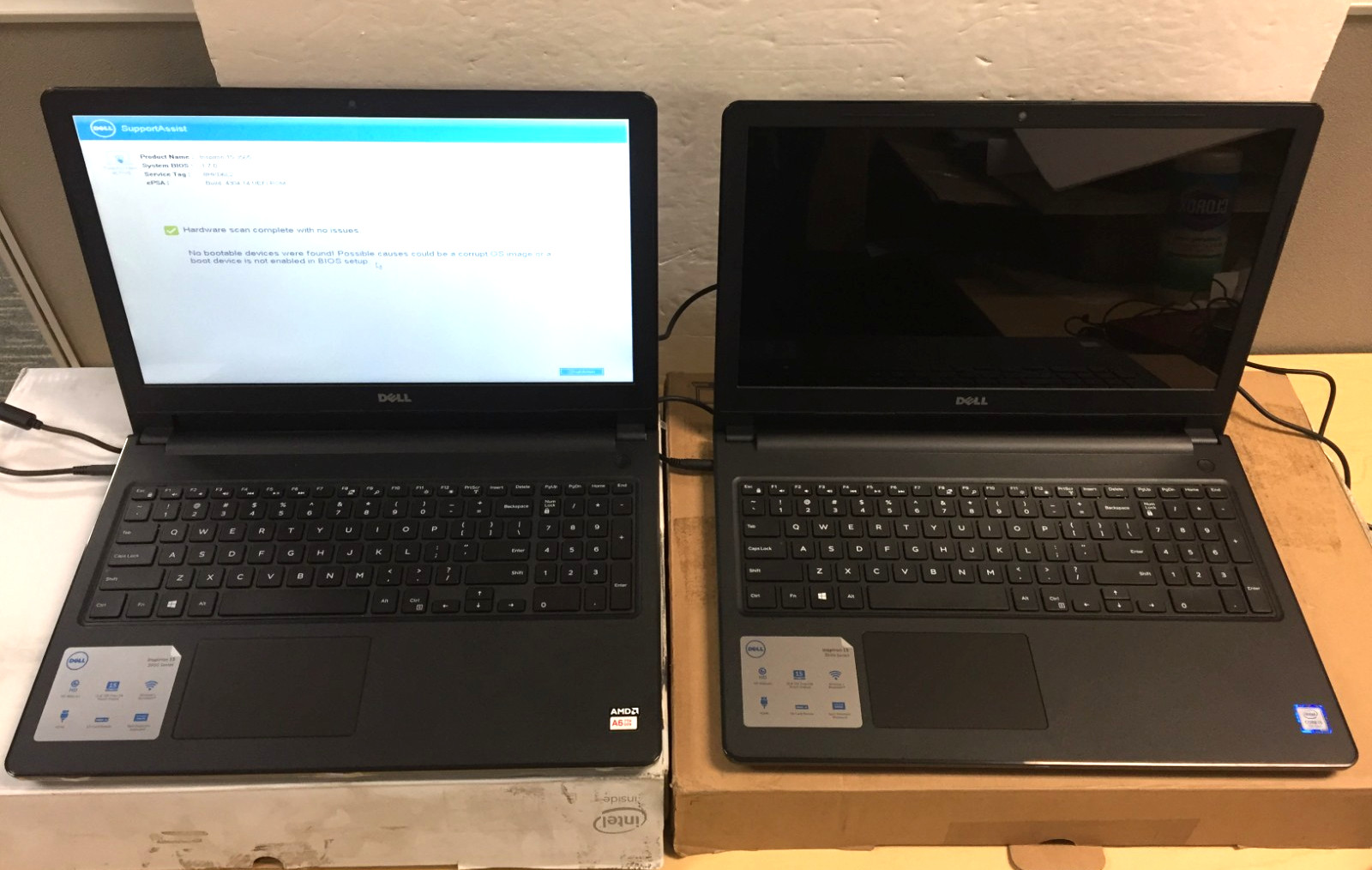 Lot of 2*PARTS* Dell Inspiron 3565 3567 15.6 Touchscreen Laptop/A6-9200 i5-7200U
