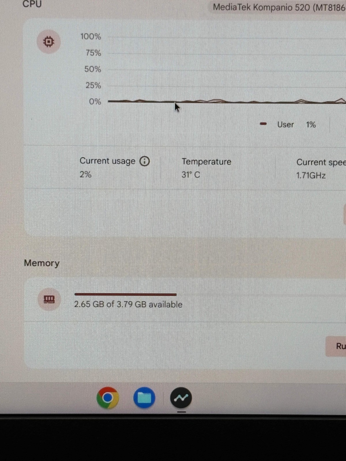 Lenovo IdeaPad Slim 3 Chromebook 14M868 14″ Kompanio 520 4GB 64GB Used