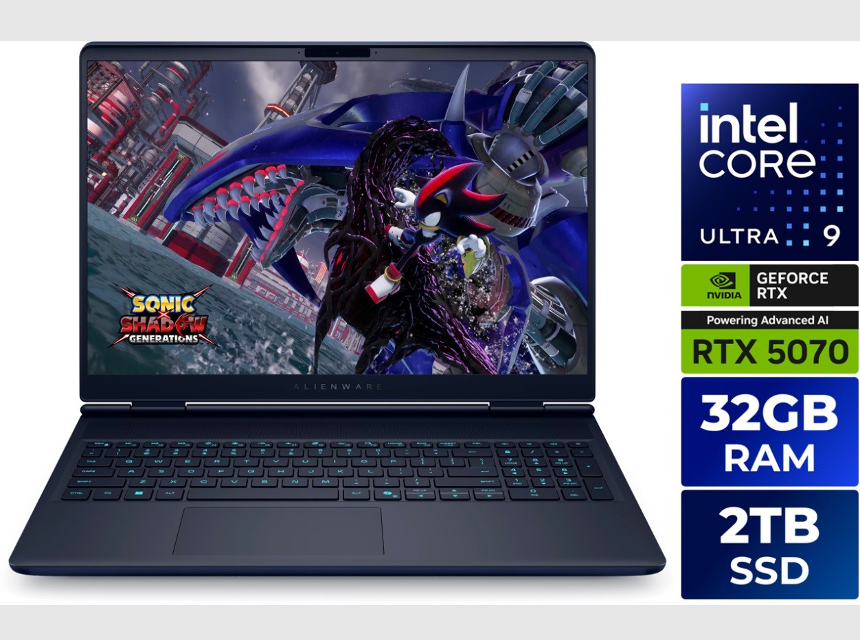 Dell Alienware 16X Aurora 16″ WQXGA Intel Ultra 9 275HX 32GB 2TB RTX 5070 W11H