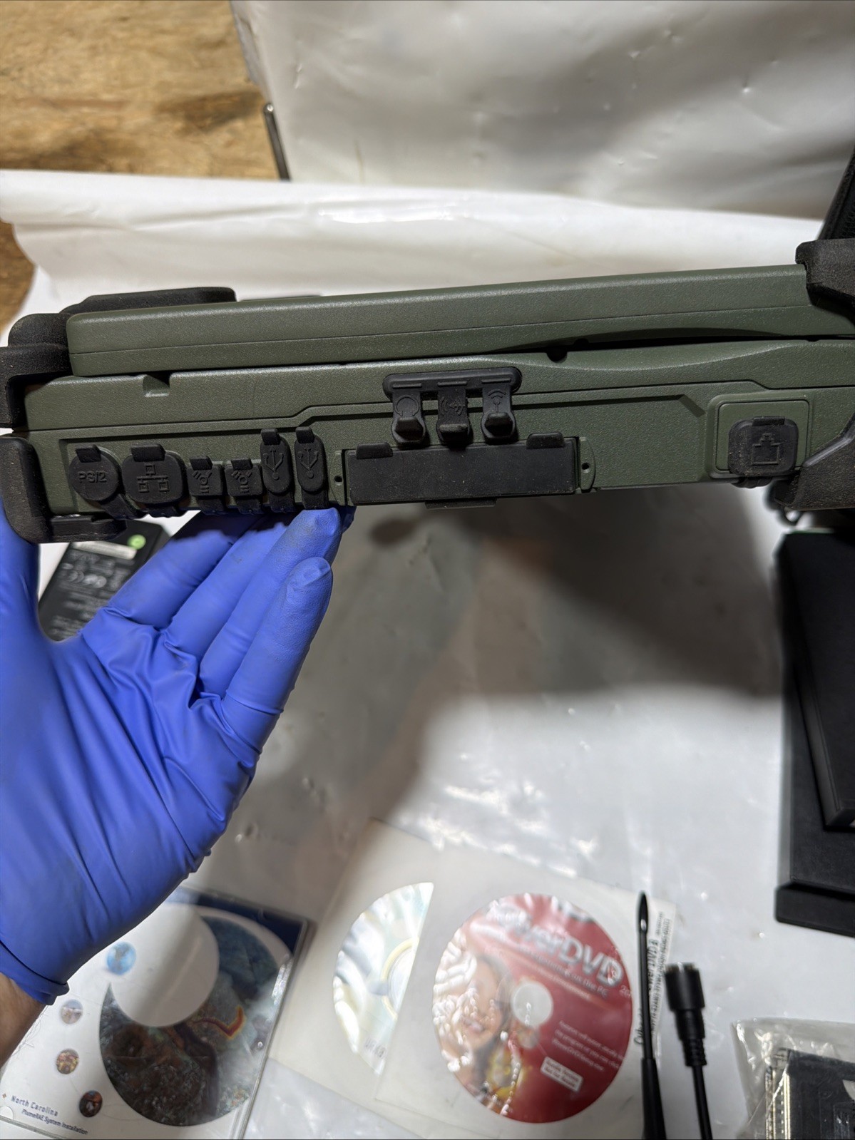 Military Laptop AMREL RK886EX With Accessories And Bag