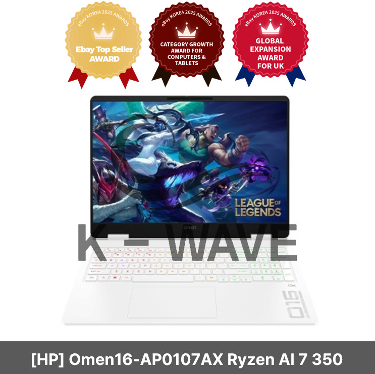 [HP] Omen16-AP0107AX RyzenAI 7 350 (32GB/512GB/RTX5060/FD) [2TB(SSD)+Win11Pro]