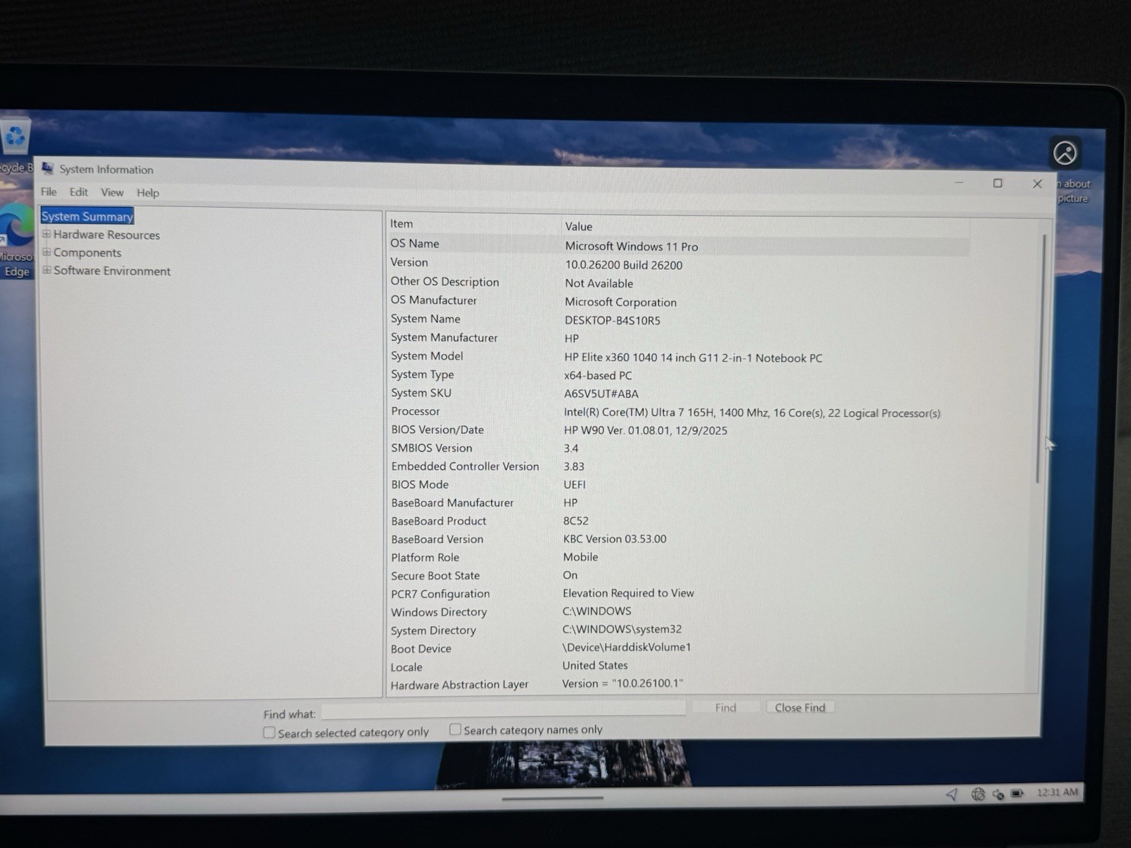 hp elitebook x360 2-in-1 1040 g11 ultra 7 16GB DDR5 Ram /512SSD STORAGE.