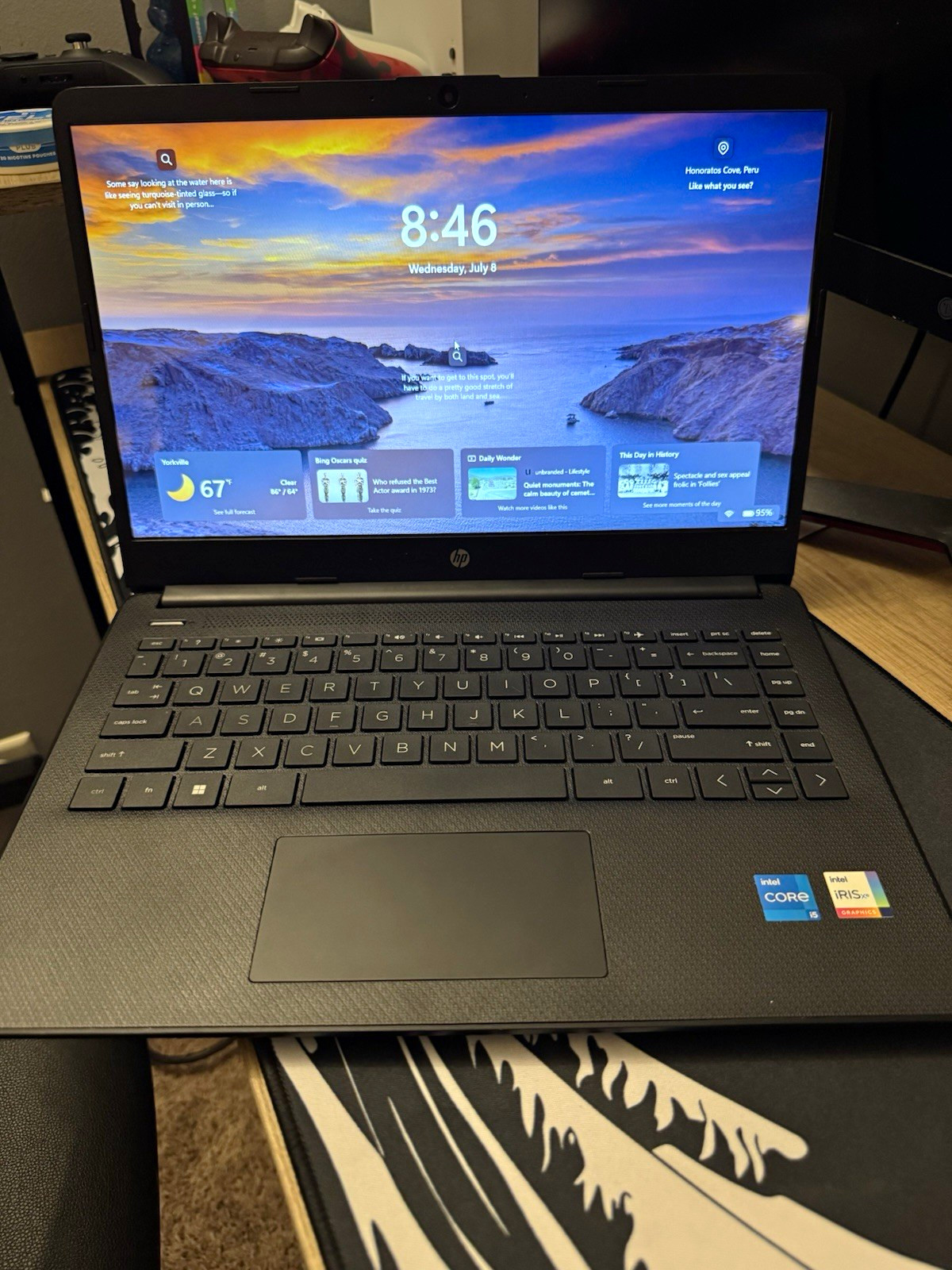 HP Laptop 14-dq500 14″ Core i5 Iris Xe Windows 11 237GB SSD Black