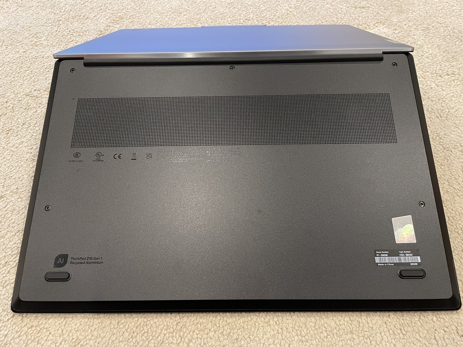Lenovo ThinkPad Z16 Gen 1 16″ Ryzen 5 Pro 6650H RX6500M 4GB GPU 16GB RAM 512 SSD