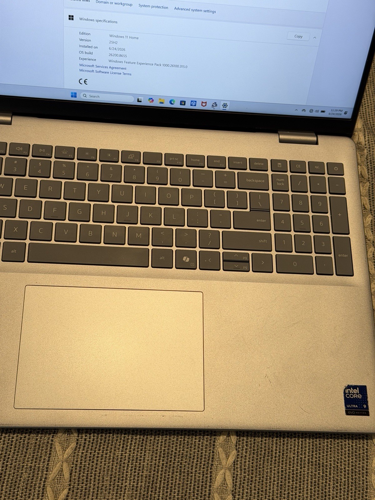 Dell 16 Plus DB16250 120Hz QHD+ 3.3 GHz Ultra 9 288V 32GB 2TB SSD Excellent