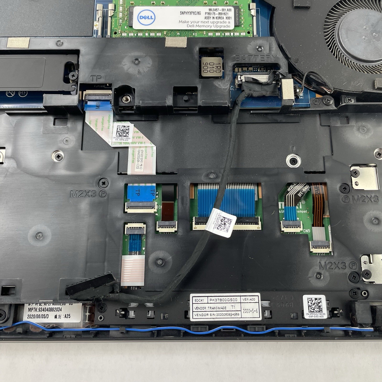 Dell Latitude 5501 15.6″ i5-9400H 2.50 GHz 8 GB RAM No SSD/OS/AC/Battery